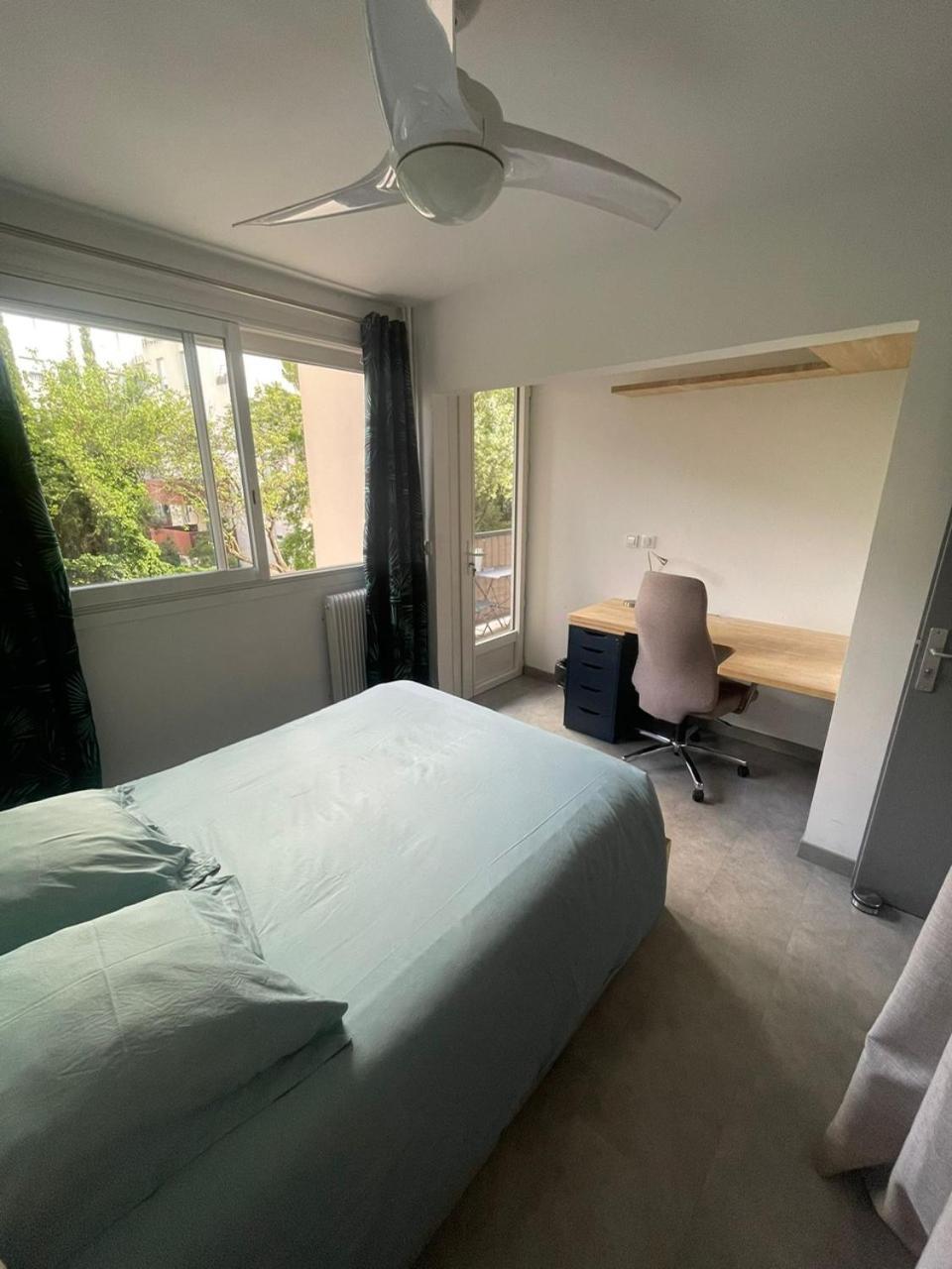 Chambre Avec Salle D'Eau Privee Dans Appartement Partage 200 M Du Tram Montpellier Esterno foto